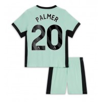 Dres Chelsea Cole Palmer #20 Tretina pre deti 2023-24 Krátky Rukáv (+ trenírky)